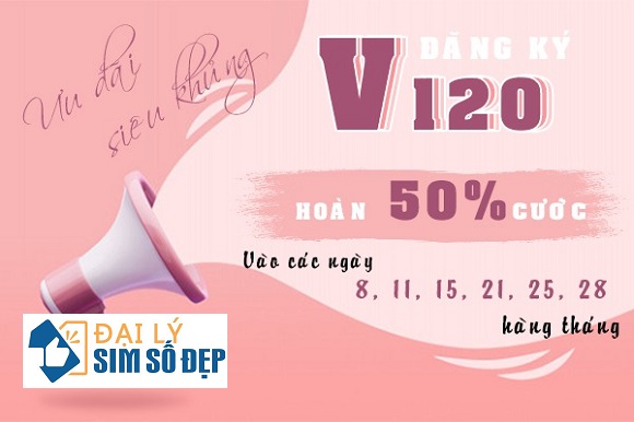 Khuyến mãi đăng ký V120 Viettel hoàn lại 60.000đ