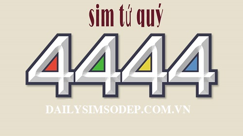 sim tứ quý 4444