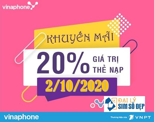 khuyen mai Vinaphone 2/10/2020