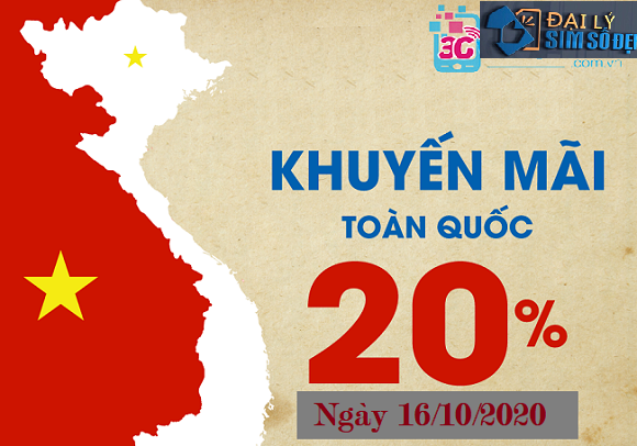 VinaPhone khuyến mãi ngày 16/10/2020