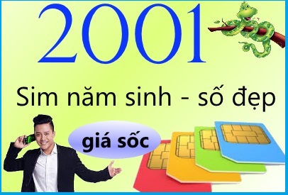 Mua sim năm sinh 2001 giá rẻ