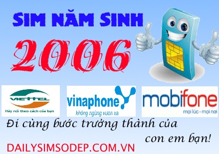 Mua sim năm sinh 2006 giá rẻ