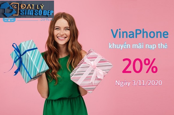 khuyến mãi nạp thẻ VinaPhone ngày 3/11/2020
