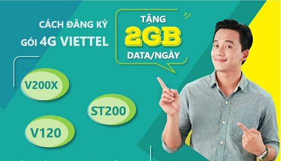 Tổng hợp các gói cước 4G Viettel 2GB data mỗi ngày
