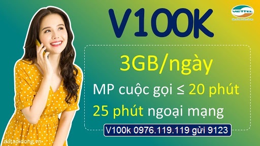 Gói V100K Viettel 