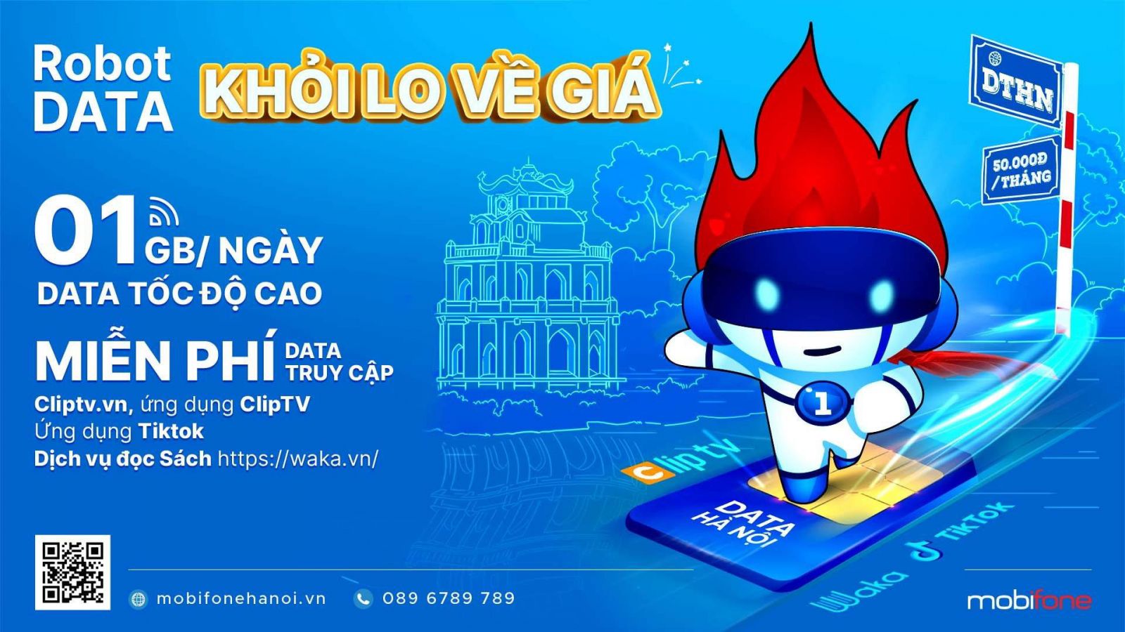 Sim Data MobiFone dung lượng tối đa, tốc độ cao, chỉ 50.000 đồng/tháng 