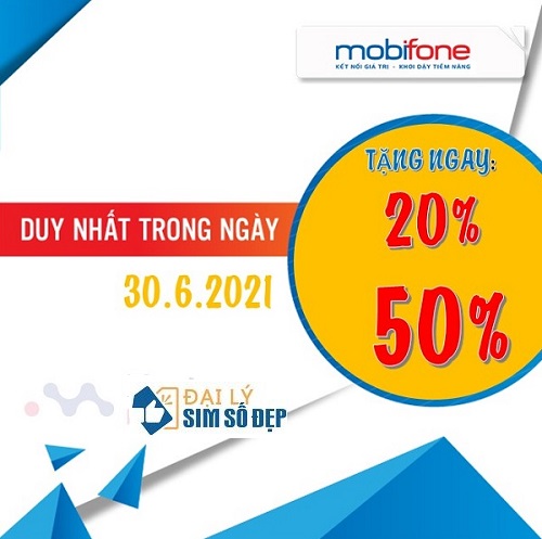 Khuyen mai the nap Mobifone ngay 30.6