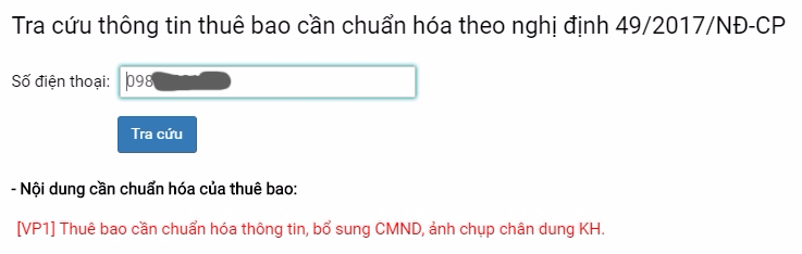 Làm thế nào để cập nhật thông tin cho sim Viettel?