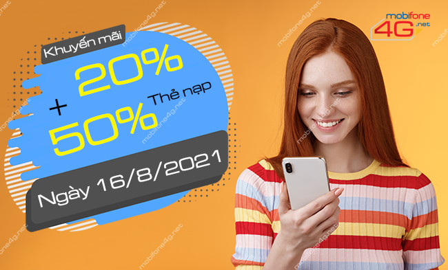 mobifone khuyến mãi nạp thẻ ngày 16/8/2021