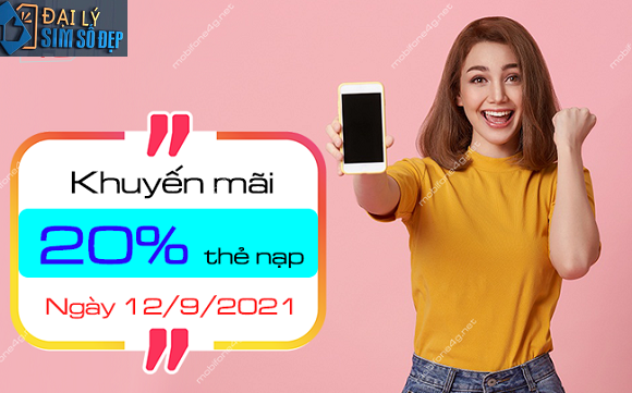 khuyến mãi nạp thẻ MobiFone ngày 12/9/2021