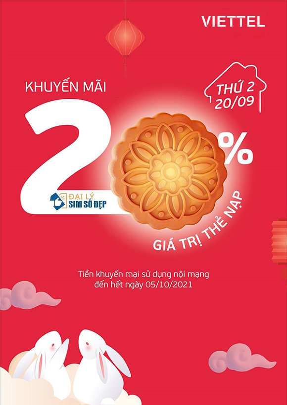 Khuyến mãi thẻ nạp Viettel ngày 25/9/2021