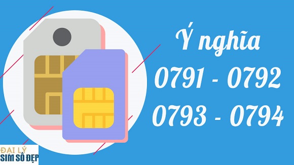 Ý nghĩa đầu số 0791, 0792, 0793, 0794
