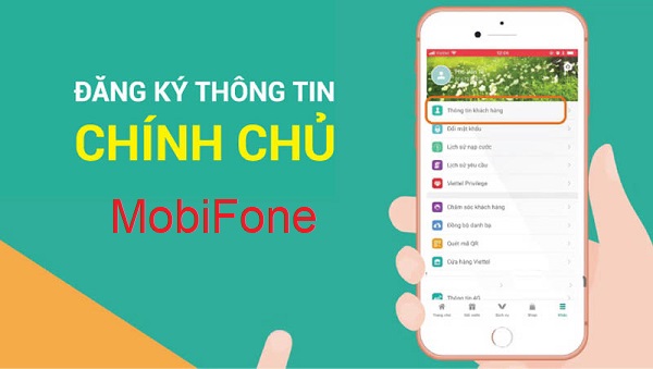 Cách đăng ký gói gọi ngoại mạng MobiFoneđăng ký thông tin chính chủ mobifone