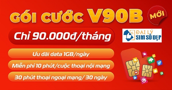 Đăng ký gói V90B Viettel mới